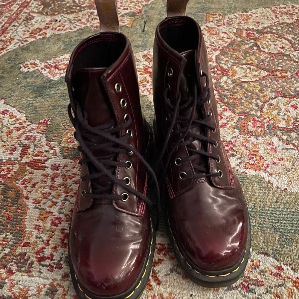 Vegan Cherry Dr. Martens